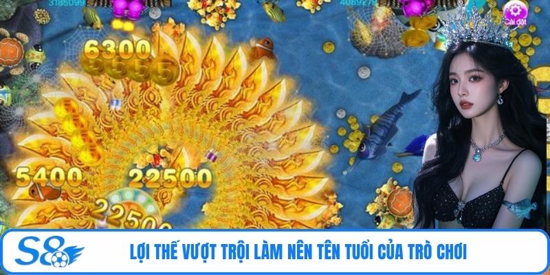 Lợi thế vượt trội làm nên tên tuổi của trò chơi